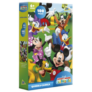 Quebra Cabeça Mickey 100 Peças Disney Toyster Puzzle Desenho Minnie