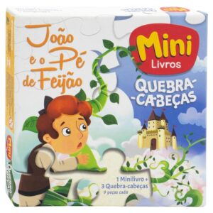 Quebra-Cabeça Mini Livro João e o Pé de Feijão