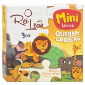 Quebra-Cabeça Mini Livro O Rei Leão