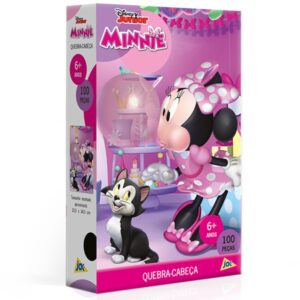 Quebra Cabeça Minnie Mouse 100 Peças Toyster Puzzle Disney Filme