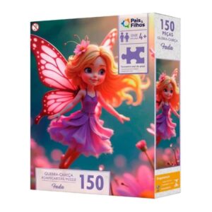 Quebra-Cabeça Mundo Fada 150 Peças Pais e Filhos