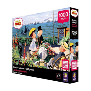 Quebra-Cabeça O Jardim de Monet Turma da Mônica 1000 peças Mimo Toys