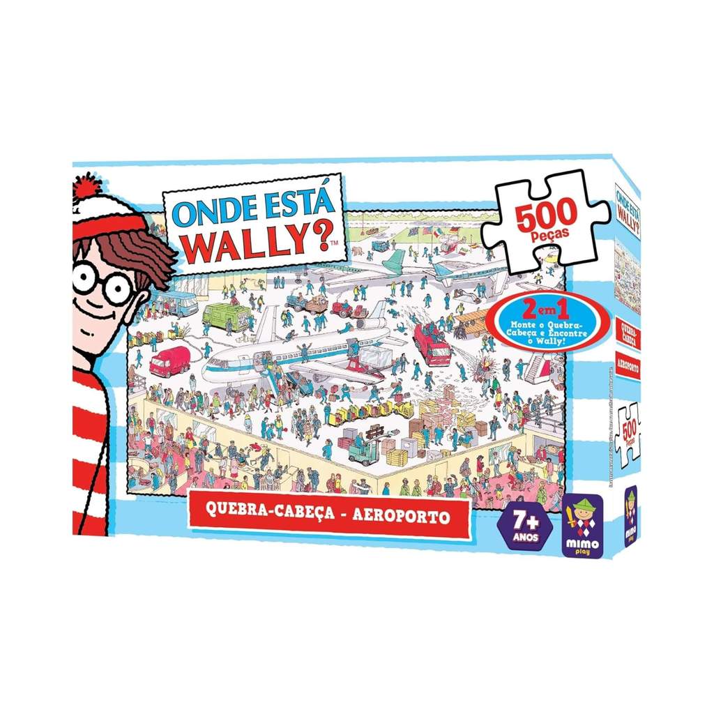 Quebra-Cabeça Onde Está Wally? 500 peças Mimo Toys 3034