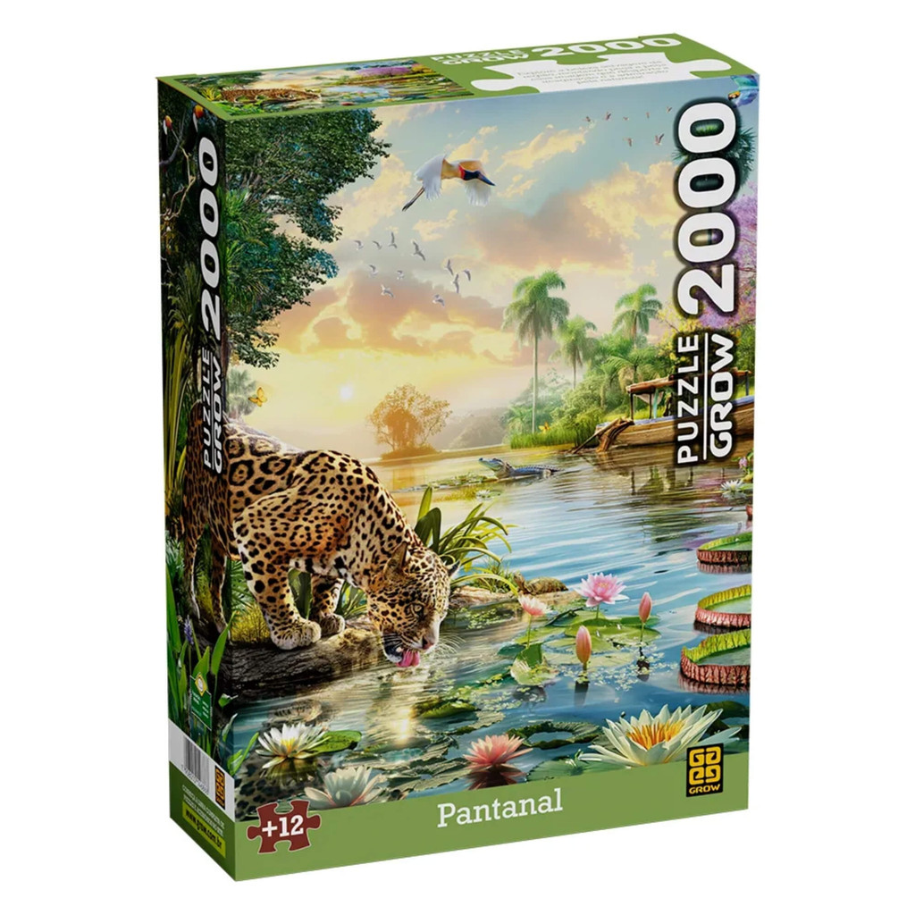 Quebra-Cabeça Pantanal 2000 peças Grow 04686