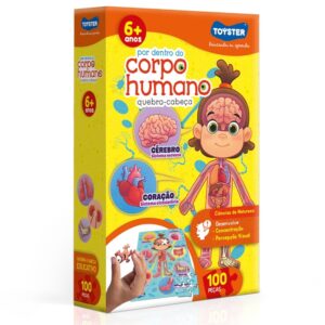 Quebra Cabeça Por Dentro DO Corpo Humano 100 Peças Toyster Puzzle