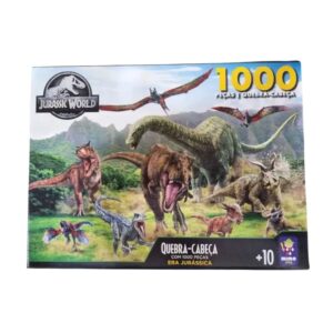 Quebra-Cabeça Puzzle 1000 Peças Era Jurássica Jurassic World Mimo