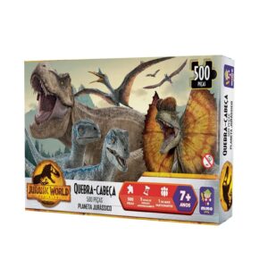 Quebra-Cabeça Puzzle 500 Peças Planeta Jurássico Jurassic World Mimo