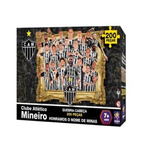 Quebra-Cabeça Puzzle Coleção Futebol Atlético Mineiro 200 Peças Mimo