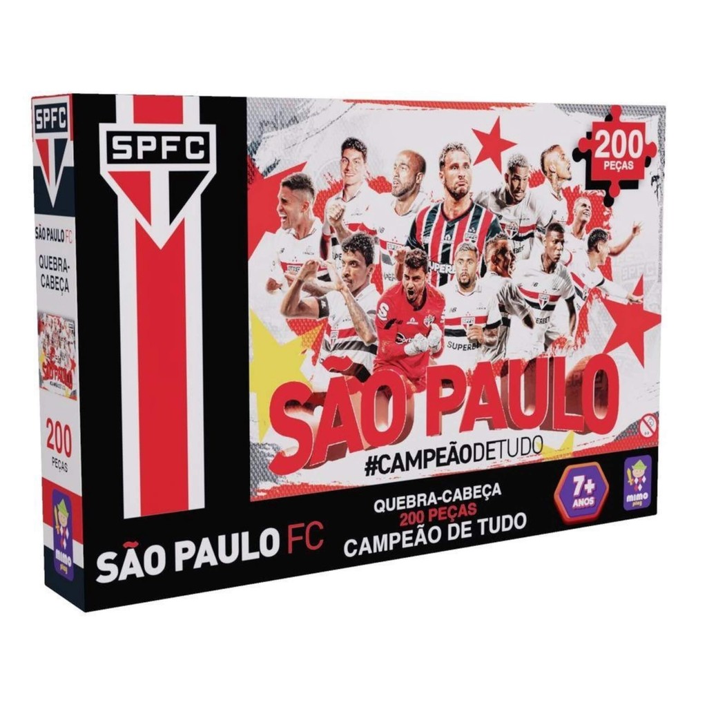 Quebra-Cabeça Puzzle Coleção São Paulo 200 peças Mimo Toys 2551