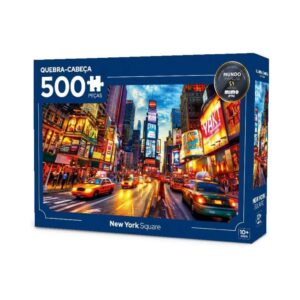 Quebra-Cabeça Puzzle Times Square New York 500 Peças Mimo Toys 2648