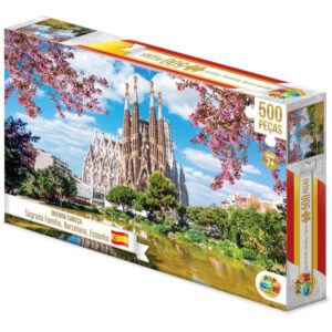 Quebra Cabeça Sagrada Família 500 Peças Ggb Brinquedo Puzzle