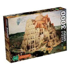 Quebra-Cabeça Torre de Babel 3000 peças Torre de Babel Grow 04595