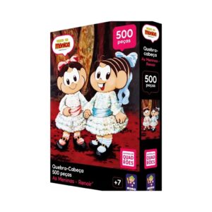 Quebra-Cabeça Turma da Mônica As Meninas Renoir c 500 peças Mimo toys