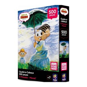 Quebra-Cabeça Turma da Mônica O Passeio Monet c 500 peças Mimo Toys