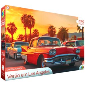 Quebra Cabeça Verão EM Los Angeles 2000 Peças Ggb Brinquedos Puzzle