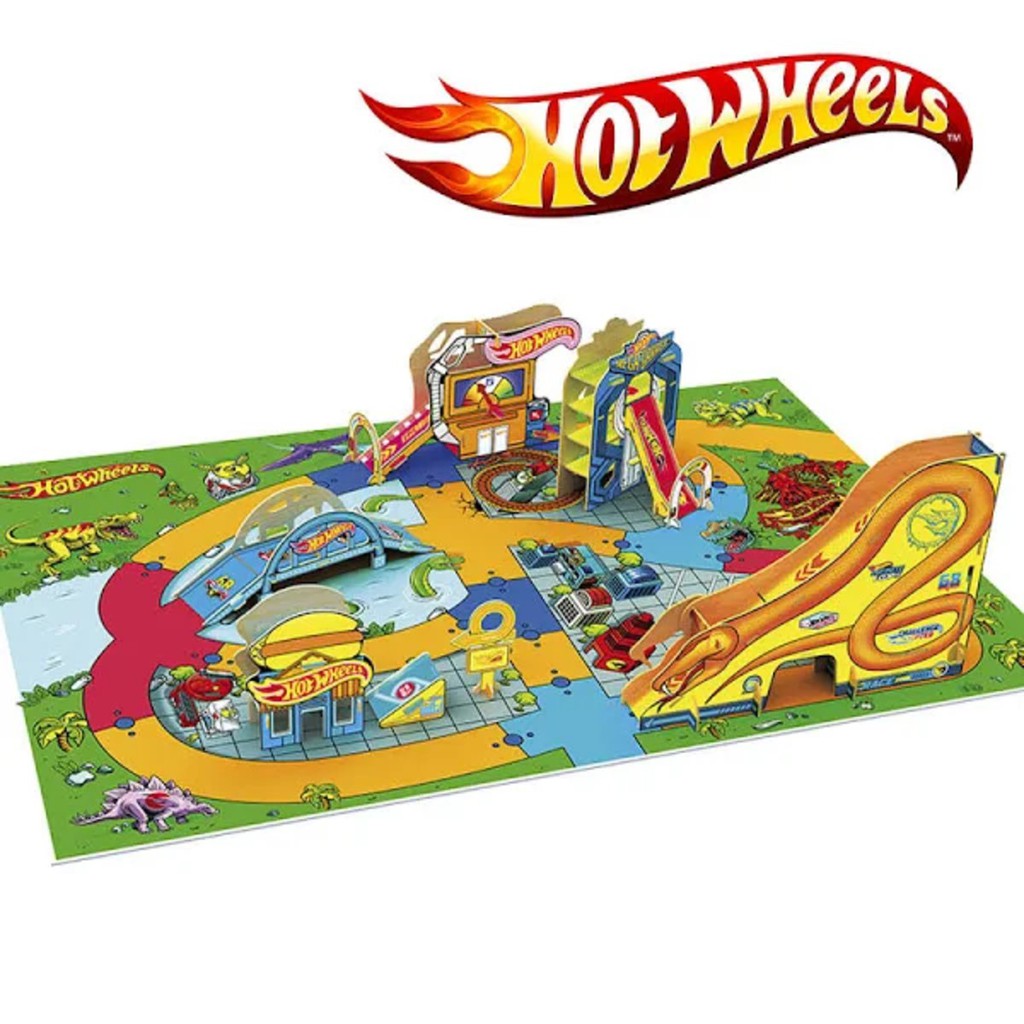 Quebra-cabeças Playset Cidade Cobra Hot Wheels 81 Peças Xalingo 2320.9 — Brinquedos