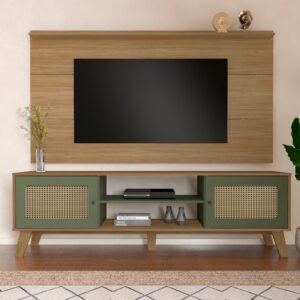 Rack com Painel para TV Até 75 Polegadas Tauari C Suporte para TV 2