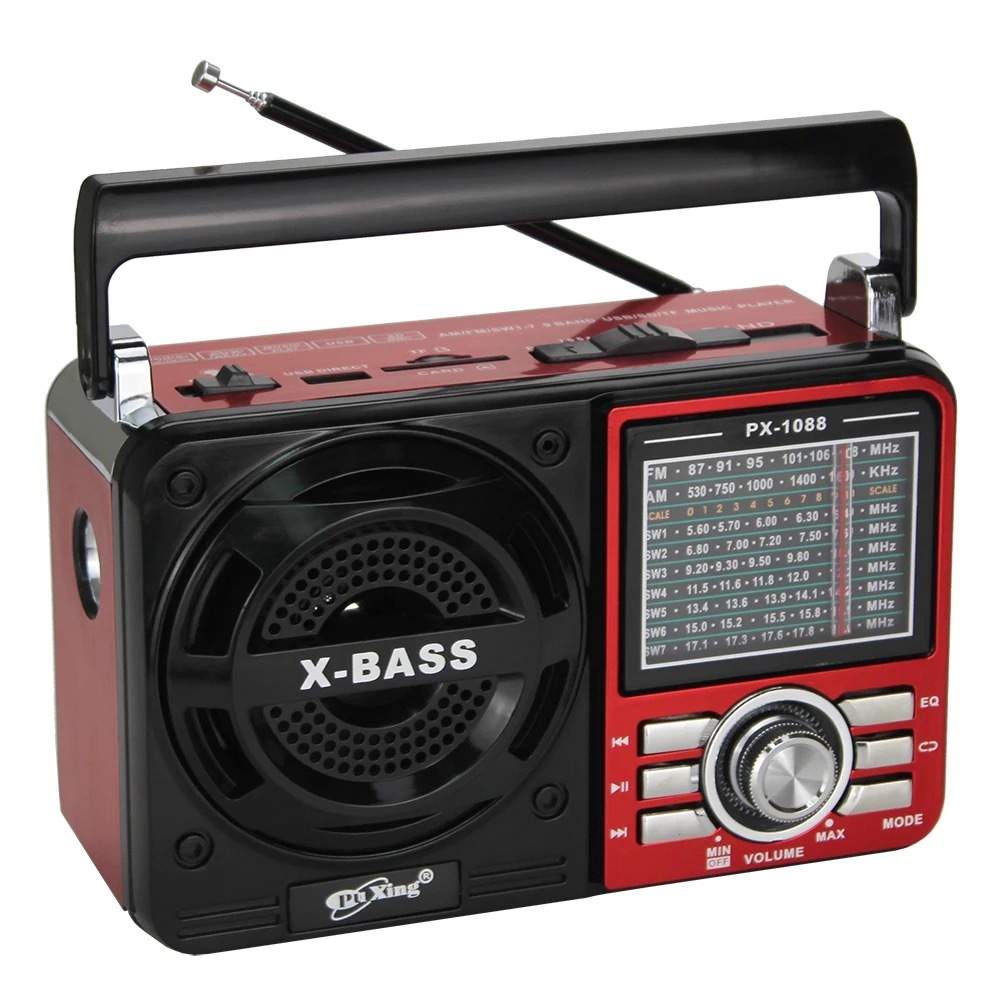 Rádio A Pilha E Tomada Am Fm Sw Pendrive Com Sd Radinho Usb — Informática