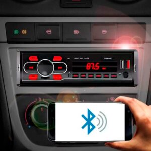 Rádio Bluetooth Aparelho De Som Carro Automotivo Pendrive Sd