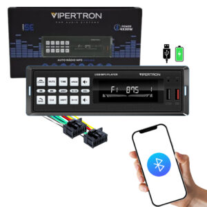 Rádio FM MP3 Bluetooth 4 Rca 30X4 USB 2.0 Carregador LCD Controle via