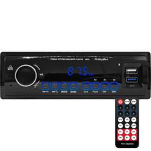 Rádio MP3 Player Som Automotivo Bluetooth Universal 1 Din USB First