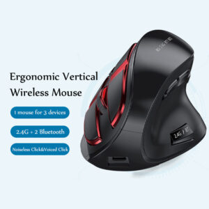 Rato Jomaa Bluetooth Mouse Sem Fio Recarregável Multi-Dispositivo