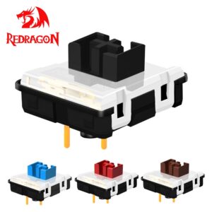 Redragon SMD RGB MX Perfil Baixo Interruptor 3Pin Vermelho Preto Azul