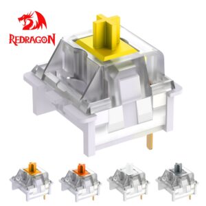 Redragon SMD RGB Outemu MX Chave 3Pin Clicky Linear Tátil silencioso
