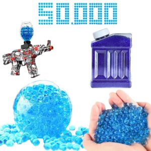 Refil Bolinhas de Gel Orbeez 50 Mil Unidades Cresce na Água