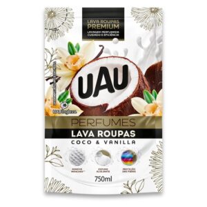 Refil Lava Roupas 750ml Perfume de Coco Uau