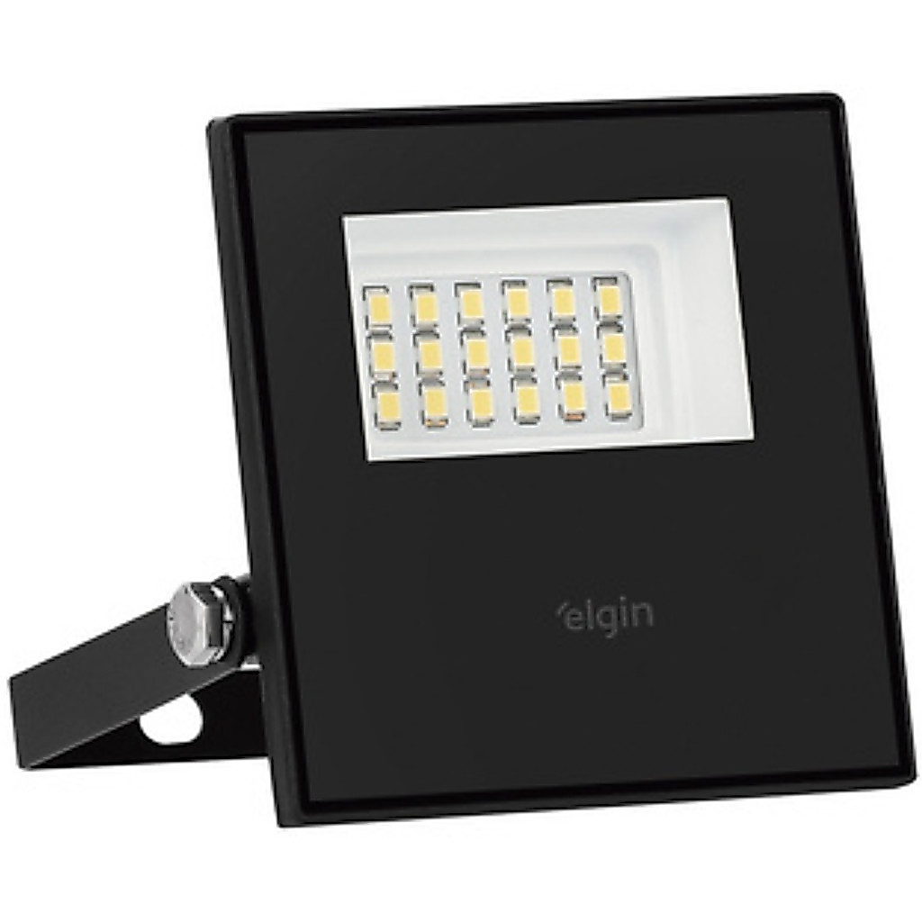Refletor LED Tipo Projetor 30W 6500K Preto Elgin — TV e Vídeo