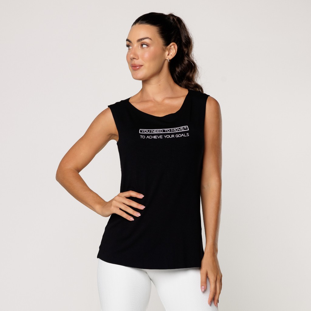 Regata Fitness Viscolycra Soltinha Feminina Estampada Academia
