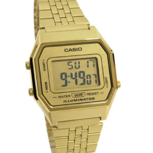 Relógio Casio Digital Vintage Feminino Dourado