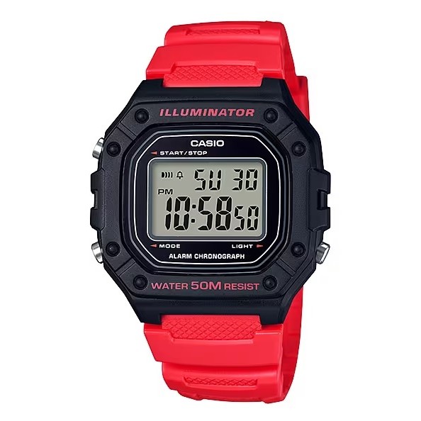 Relógio Casio Standard Vermelho — Relógios e Óculos