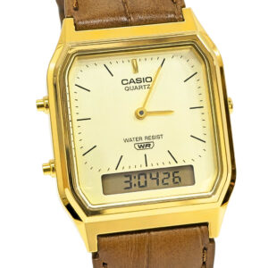 Relógio Casio Unissex AnaDigi Vintage Clássico
