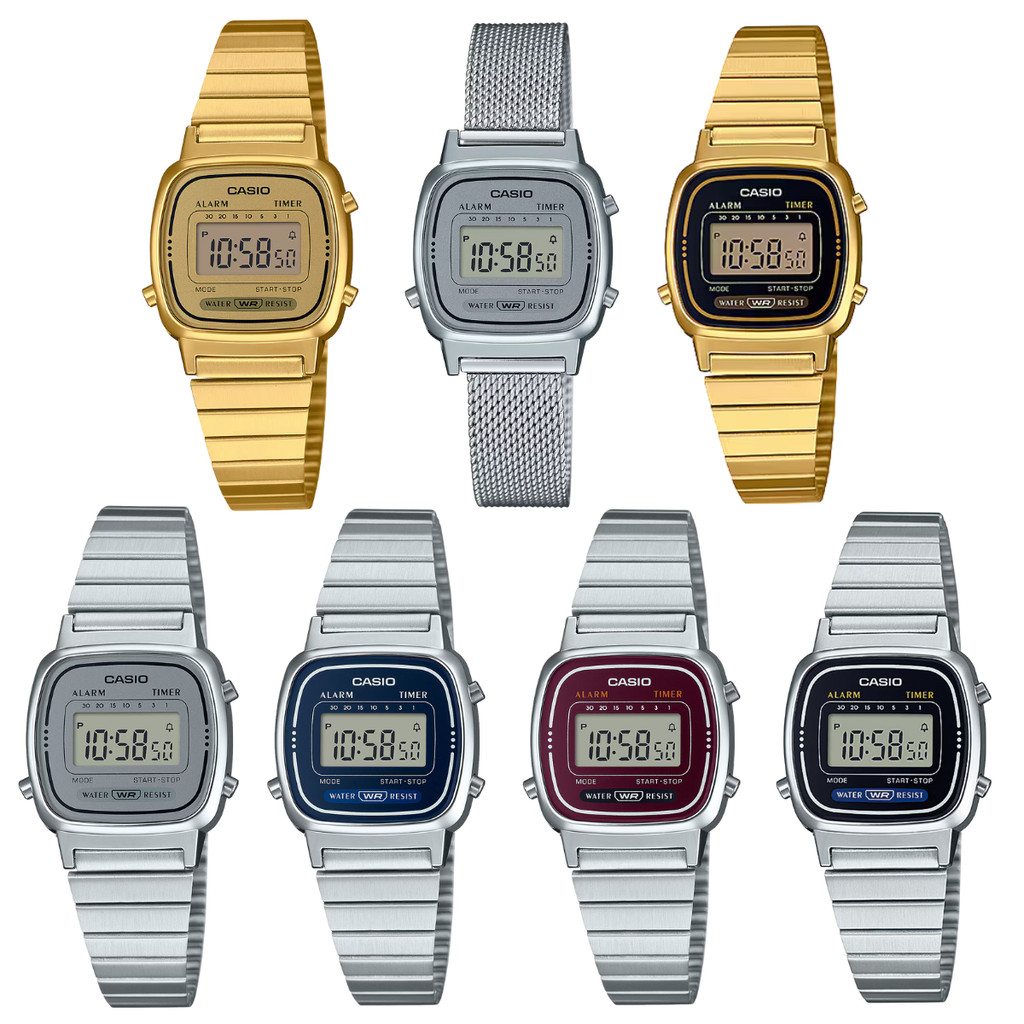 Relógio Casio Vintage Feminino Mini La670