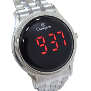 Relógio Champion Feminino Digital Led Prateado CH40204T