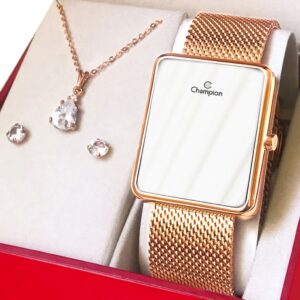 Relógio Champion Feminino Dourado Digital LED Original com garantia