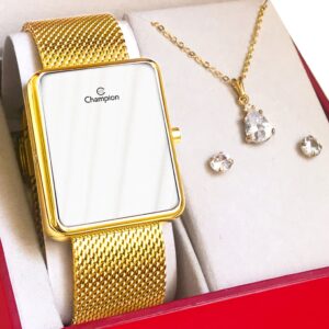 Relógio Champion Feminino Dourado Digital LED Original com garantia