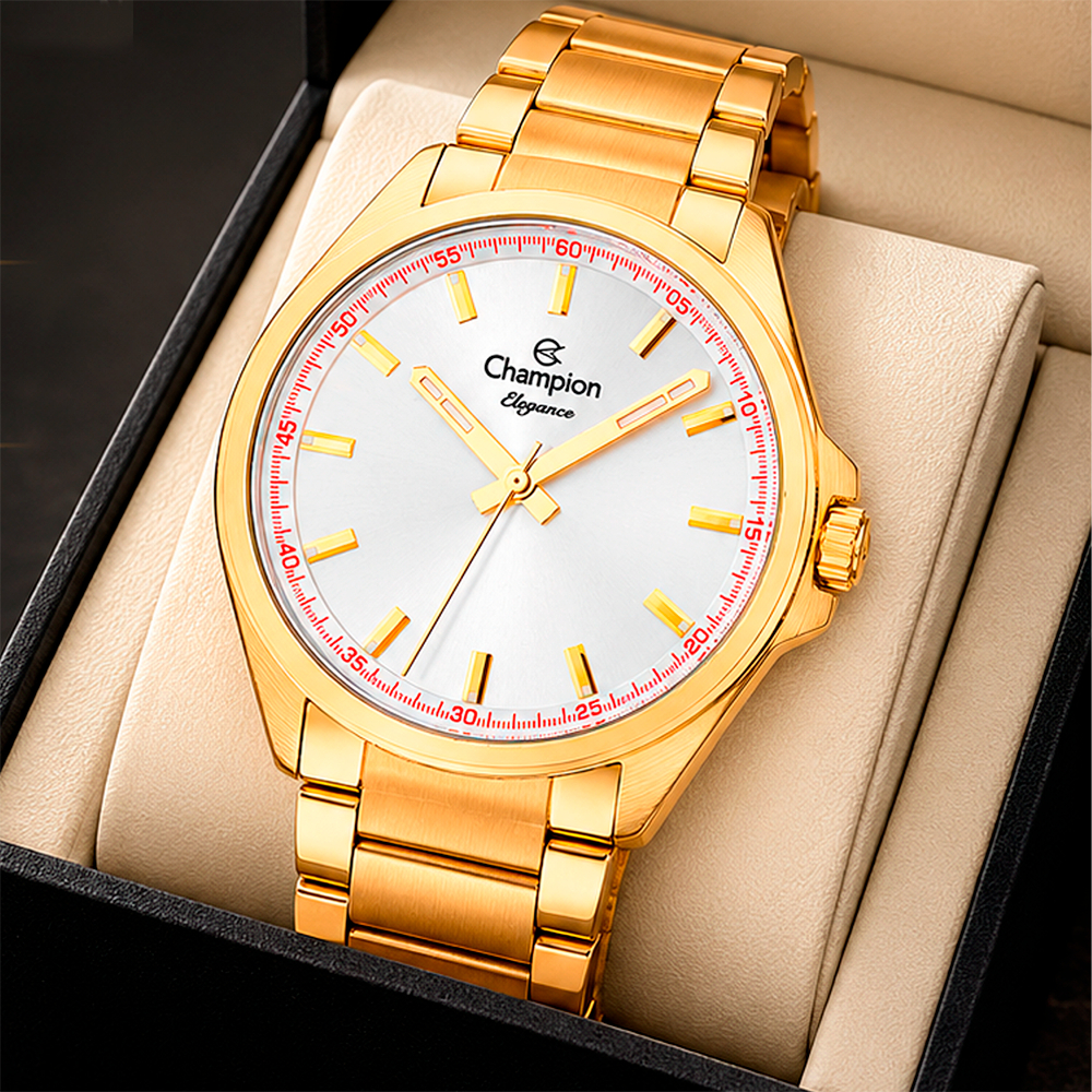 Relógio Champion Feminino Dourado Original com garantia de 1 ano