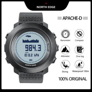 Relógio computador de mergulho profissional Apache D resistente à