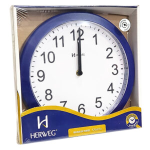 Relógio de Parede Herweg Quartz Analógico Azul Escuro 660043 011