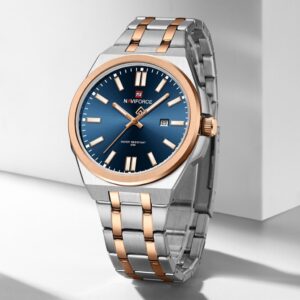 Relógio De Pulso Naviforce Para Homens Casual À Prova D'água Elegante
