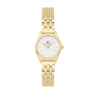 Relógio Feminino Dourado Mini Belle Gold 24mm