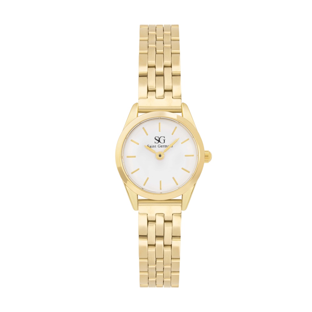 Relógio Feminino Dourado Mini Belle Gold 24mm
