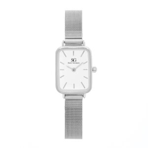 Relógio Feminino Prata Saint Germain Square Harlem Silver
