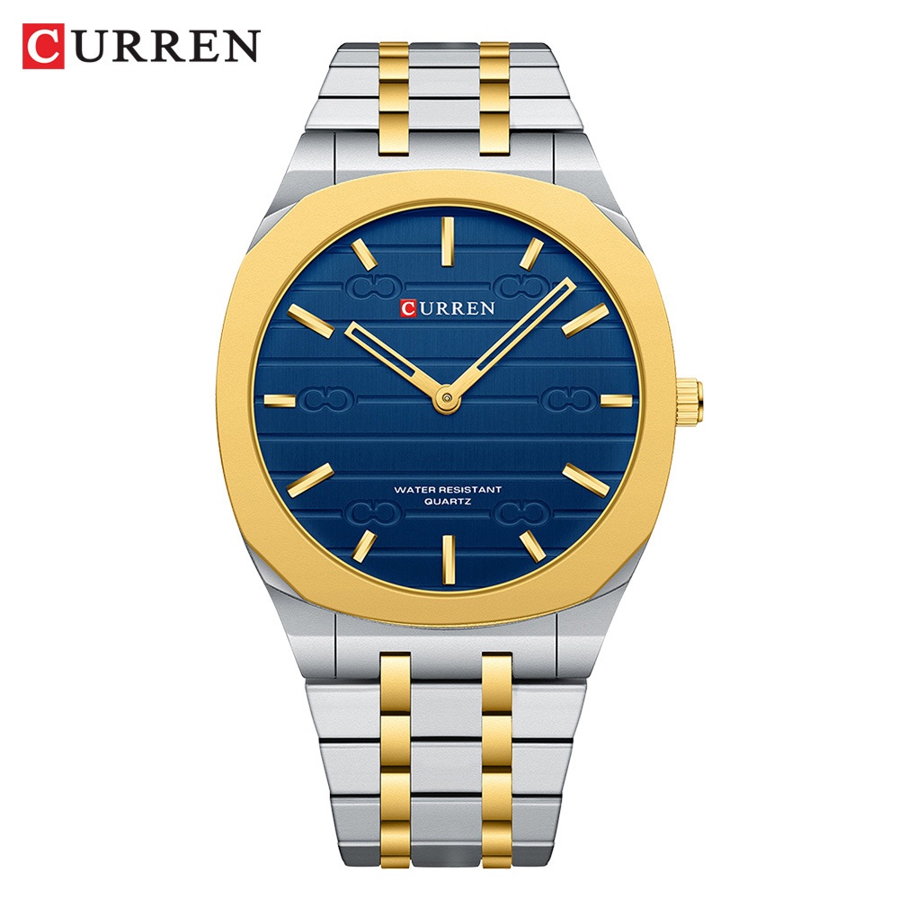 Relógio Masculino Curren Marca Original Top Luxo Aço Inoxidável — Relógios e Óculos