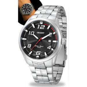Relógio Masculino Orient Mbss1382 P2sx Quartz Analógico Aço Prateado