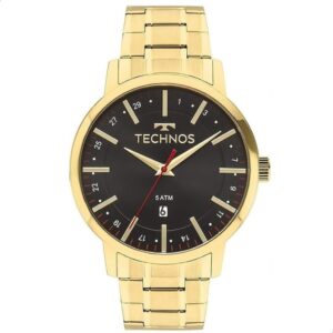 Relógio Masculino Technos Dourado Analógico 2115MMKTDY 4P Relógio
