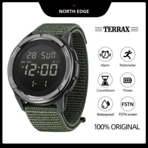 Relógio Masculino Terrax Outdoor Resistente à Água 50M Cronômetro